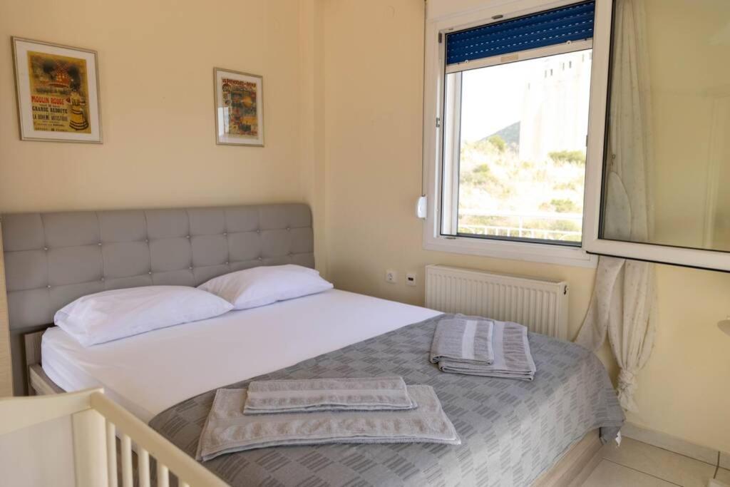 Port View House-Comfy Family Apartment-Panoramic View Néa Péramos Exteriör bild